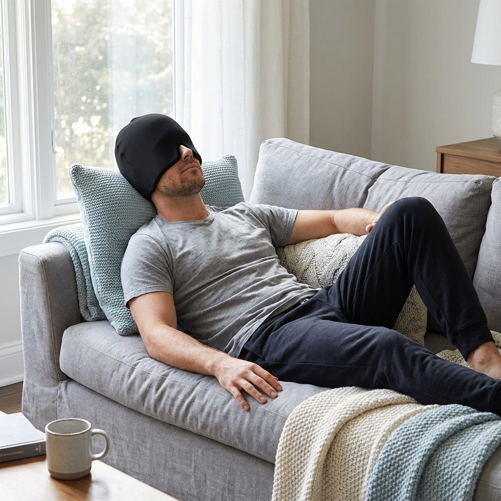 Frêlo — Bonnet de fraîcheur anti-migraine (chaud & froid)